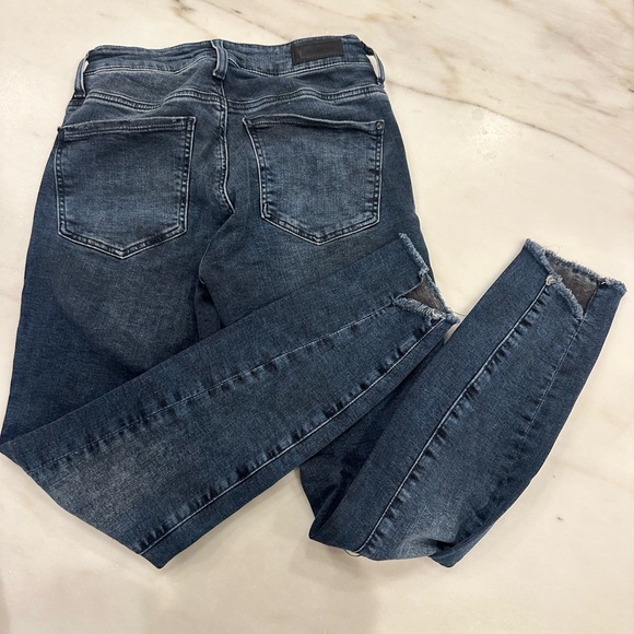 MAVI GOLD Tess Twisted High-rise Twisted Skinny blue jeans in women’s size 26 - Picture 8 of 11